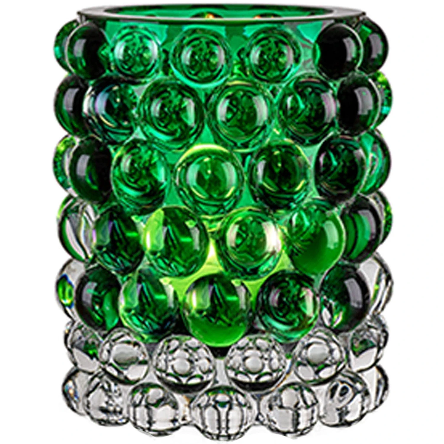 Skogsberg & Smart Hurricane Boule Lyslykte Regular 12 Cm  -  Lysestaker Glass Gr&oslash;nn - SSHURRBOULE004