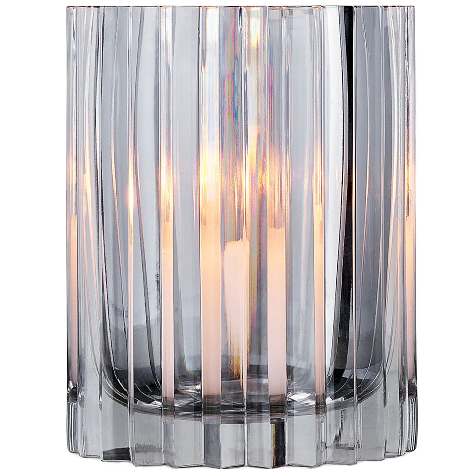 Skogsberg & Smart Hurricane Lyslykte  18 Cm -  Lysestaker Glass Strict - SSHURRCRYSTM003