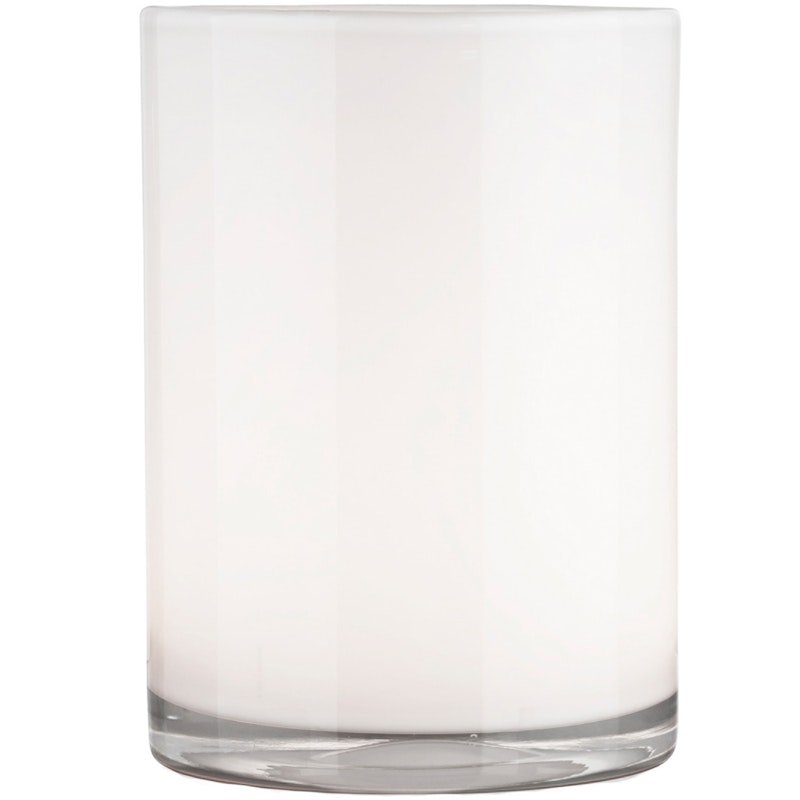 Hurricane Lyslykte / Vase 28 cm, Hvit