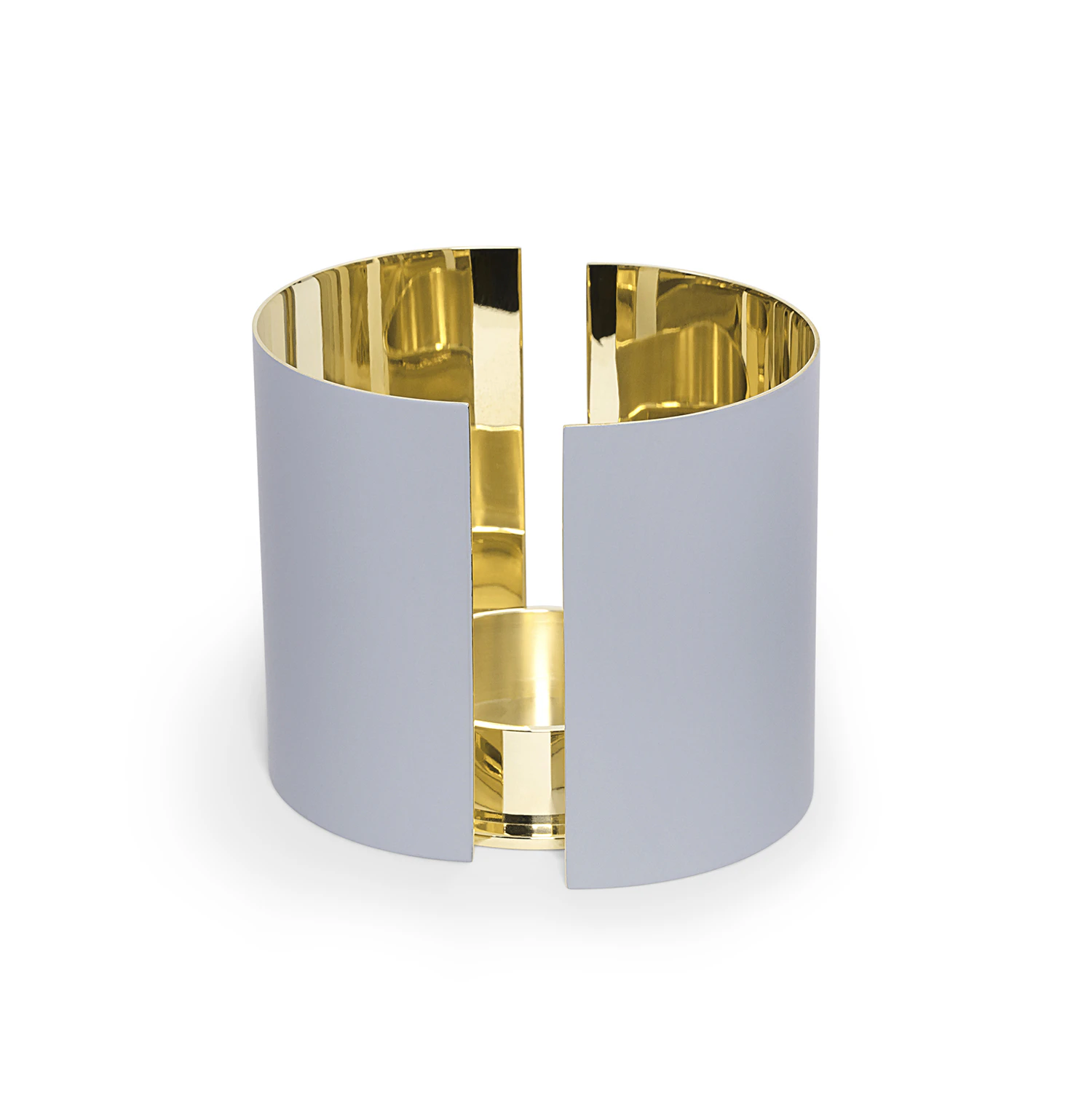 Skultuna Infinity Lyslykt Stor  -  Lyslykter Polert Messing Lys Gr&aring; - 616-LG