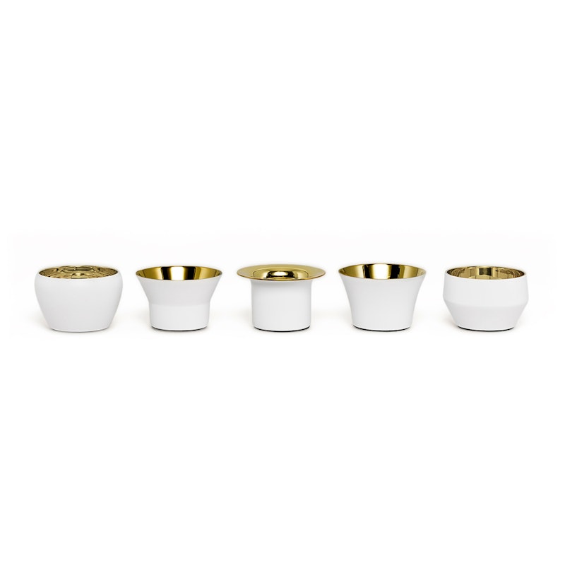 Kin Lyslykt 5-pk, Hvit