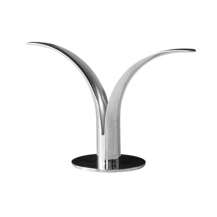 Skultuna Liljan Lysestake S&oslash;lv -  Lysestaker S&oslash;lvbelagt Messing Silver - 782-S