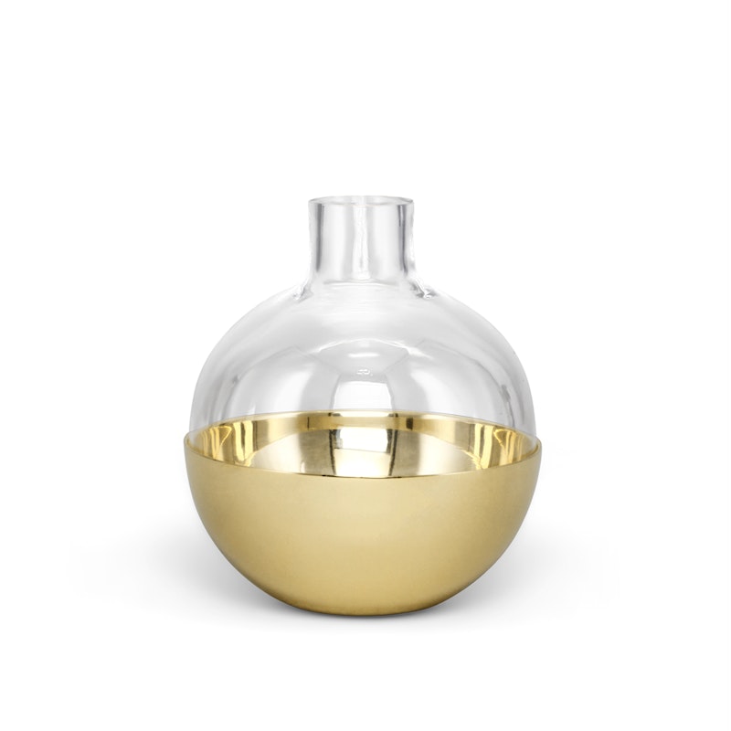 Pomme Liten, Messing/Glass