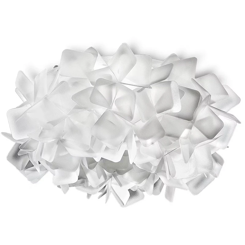 Clizia Vegg-/Taklampe 53 cm, Hvit