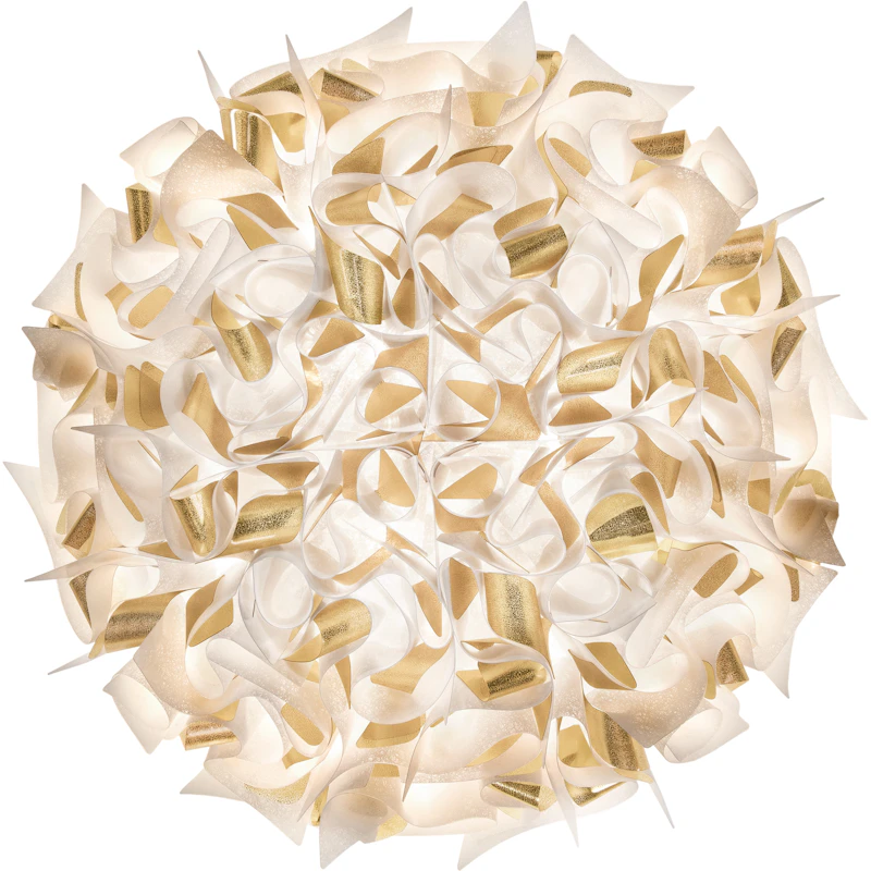 Veli Aurea Vegg-/Taklampe Hvit / Gull, 78 cm