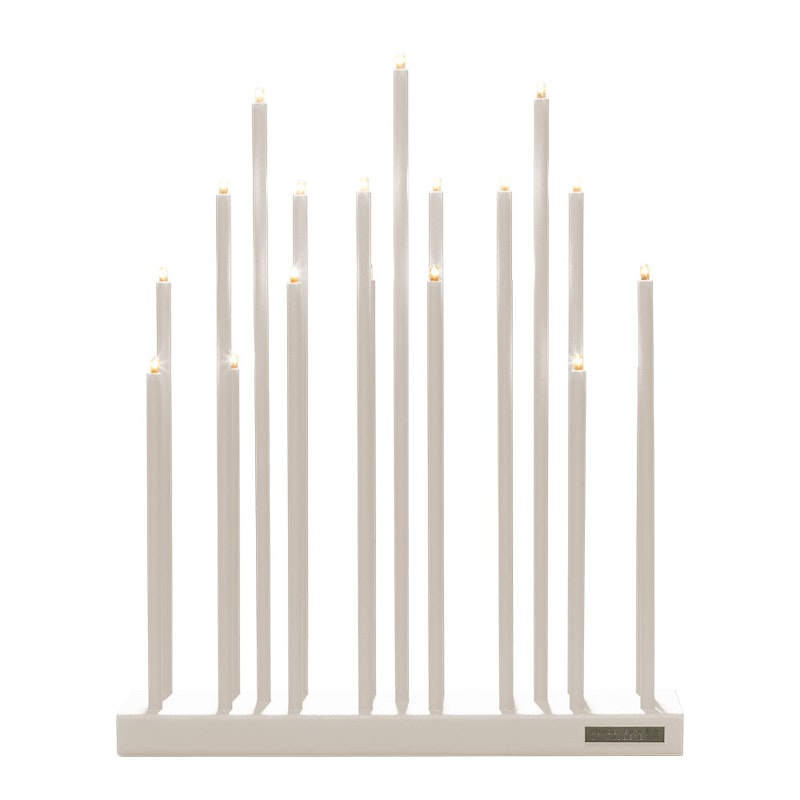 Elflugan Grande Adventslysestake, Off-white