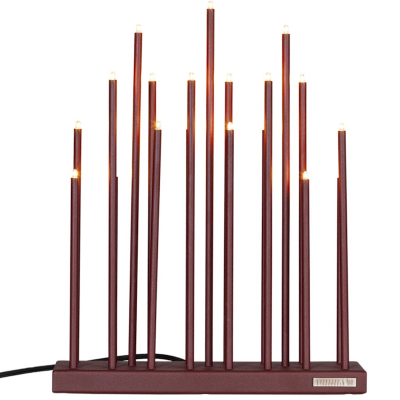 Elflugan Original Adventslysestake, Oksydrød