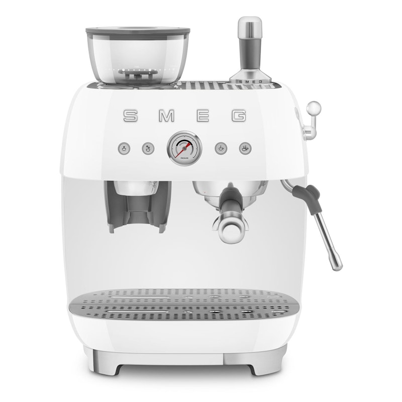 Manuell Espressomaskin, Hvit