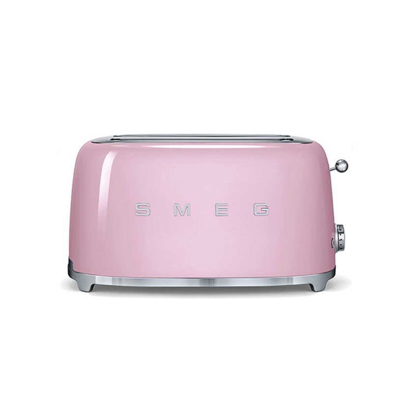 Smeg Brødrister 4 skiver, Rosa