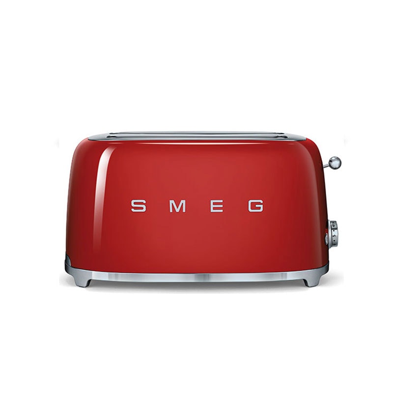 Smeg Brødrister 4 Skiver, Rød