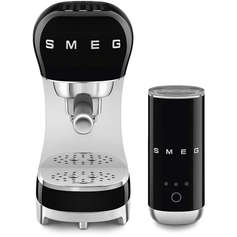 Espresso Machine With Milk Frother, Black
