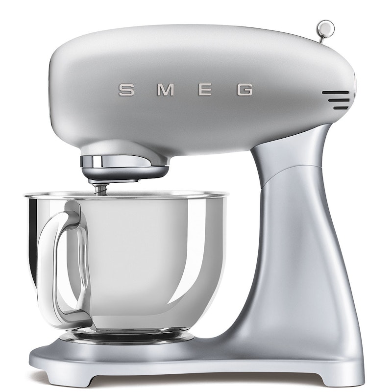 Smeg Stand Mixer SMF02 4.8 L, Silver