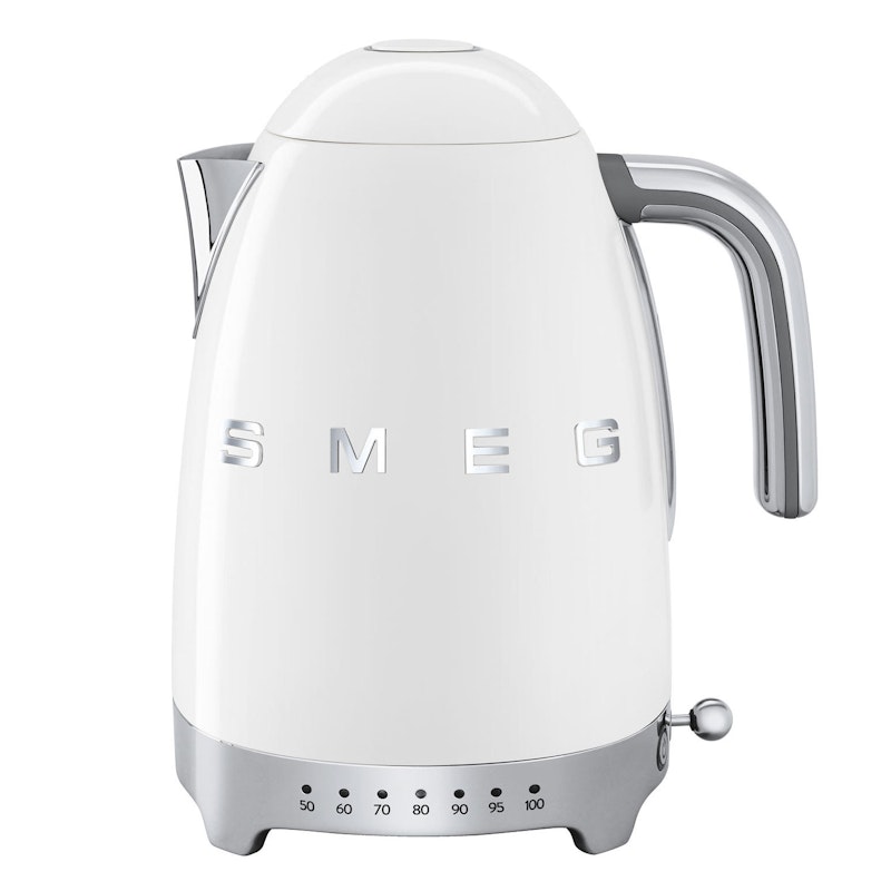 Smeg Vannkoker Med Variabel Temperatur 1,7L, Hvit