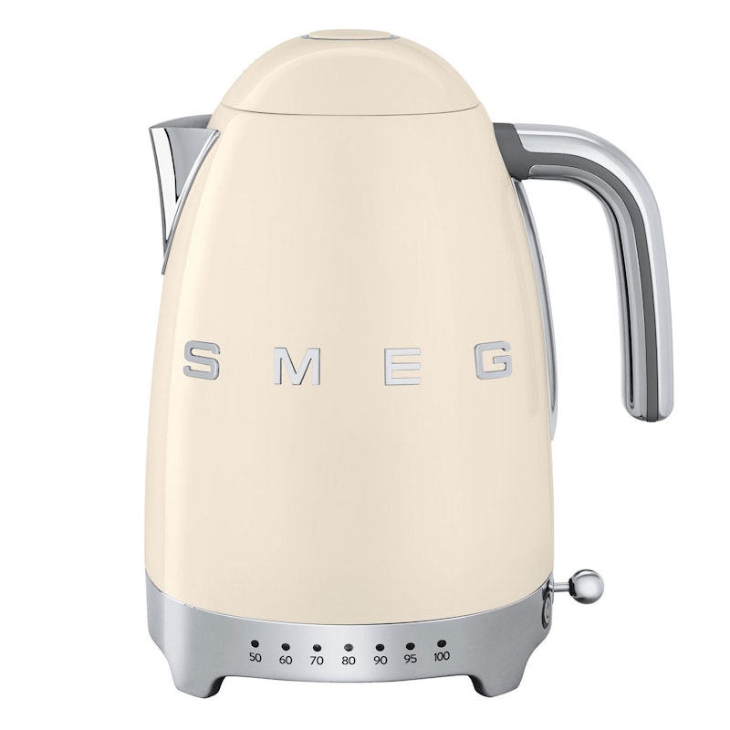 Smeg Vannkoker Med Variabel Temperatur 1,7L, Cream