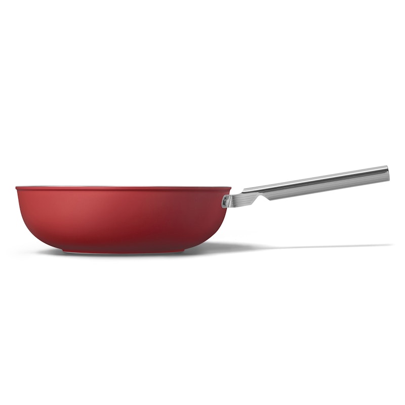 Wokpanne 30 cm,  Rød