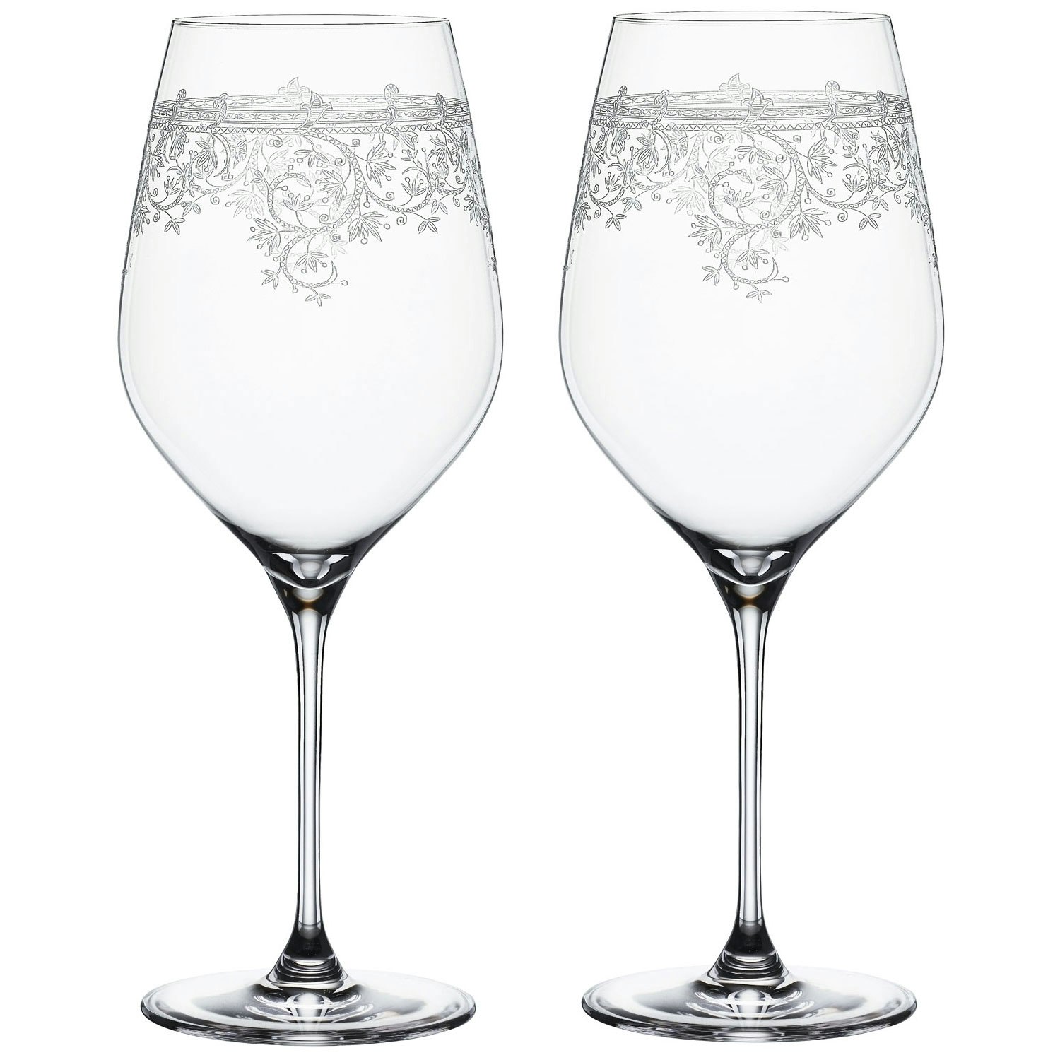 Spiegelau Arabesque Bordeaux Vinglass 2-pk 81 Cl -  Vinglass Krystall Klar - 4192265
