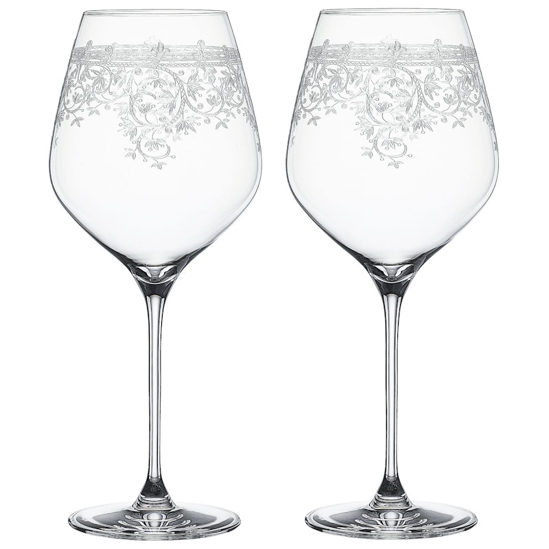 Arabesque Burgundy Vinglass 2-pk, 84 cl