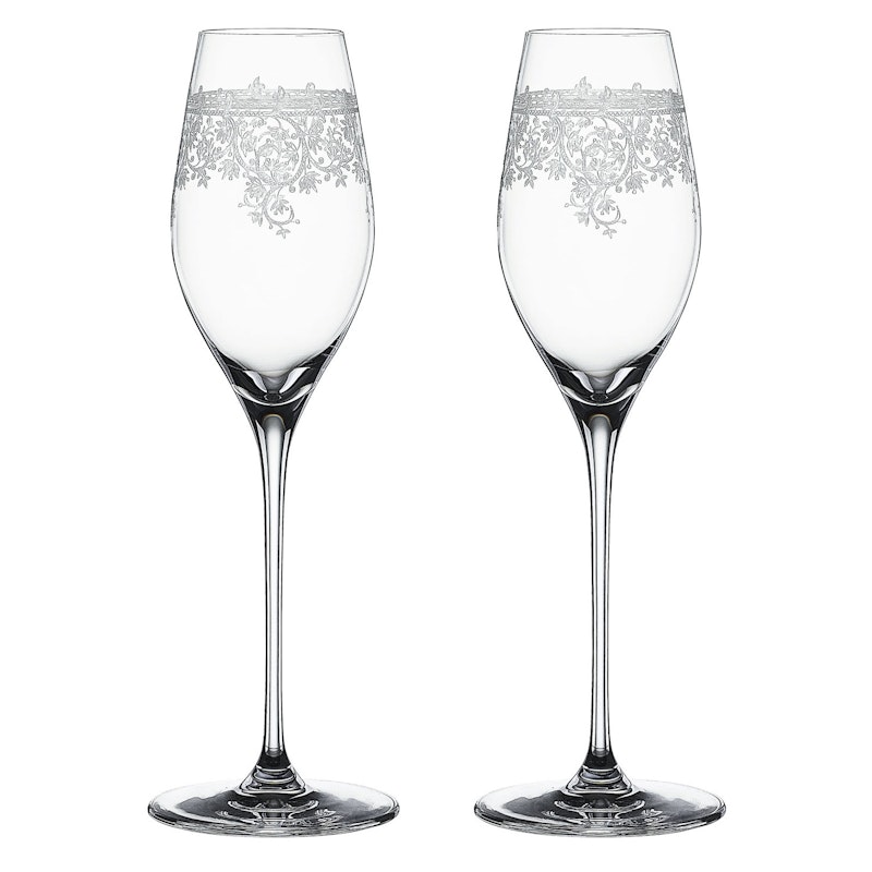 Arabesque Champagneglass 2-pk, 30 cl