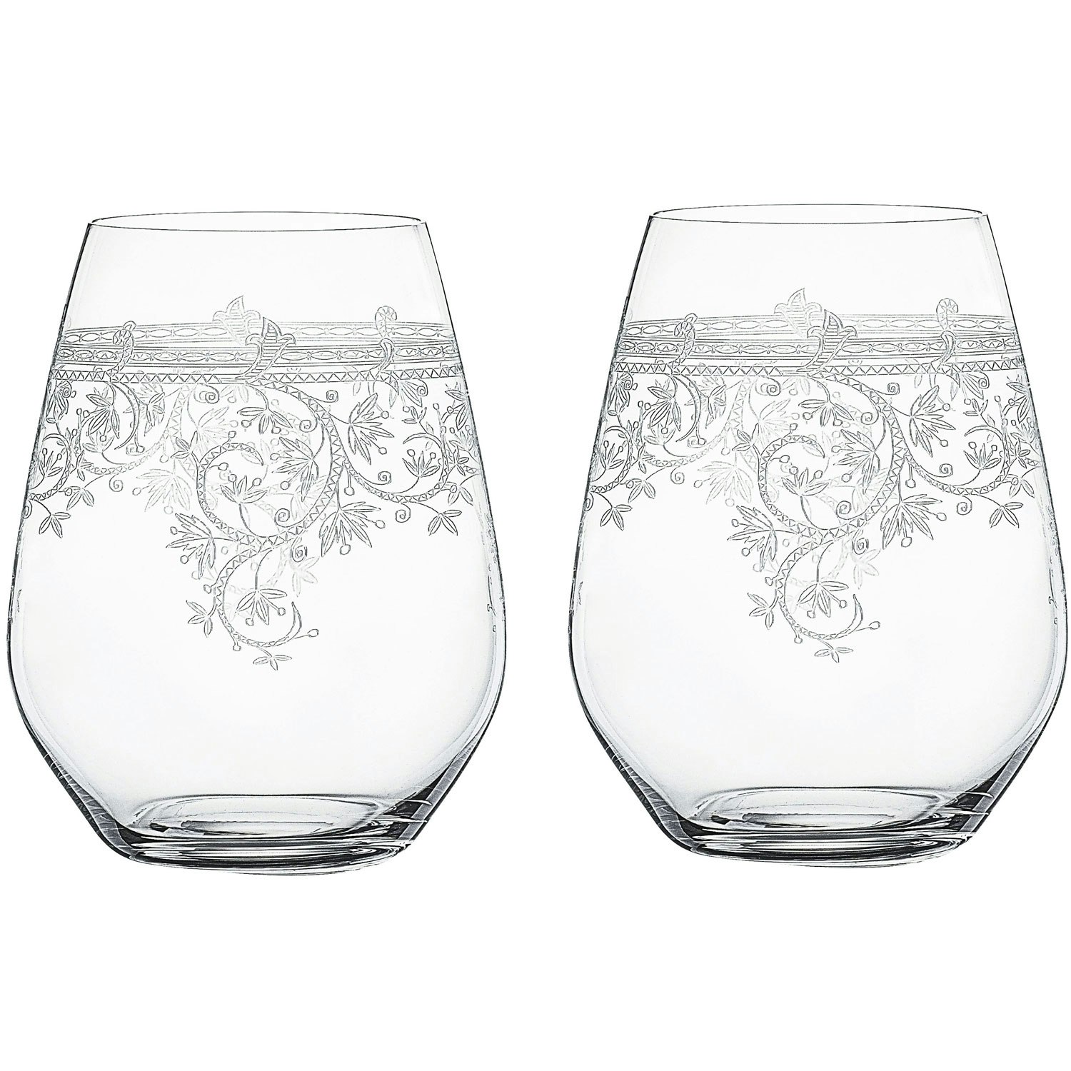 Spiegelau Arabesque Tumblerglass 2-pk 46 Cl -  Tumblerglass Krystall Klar - 4192264