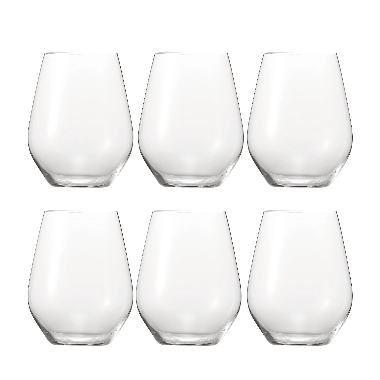 Spiegelau Authentis Casual Vinglass 6-pk -  Vinglass Krystall Klar - 4800291