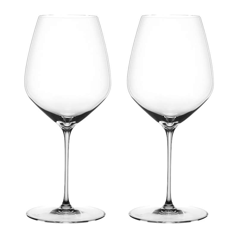 HI-LITE Burgundy Glass 2-pk