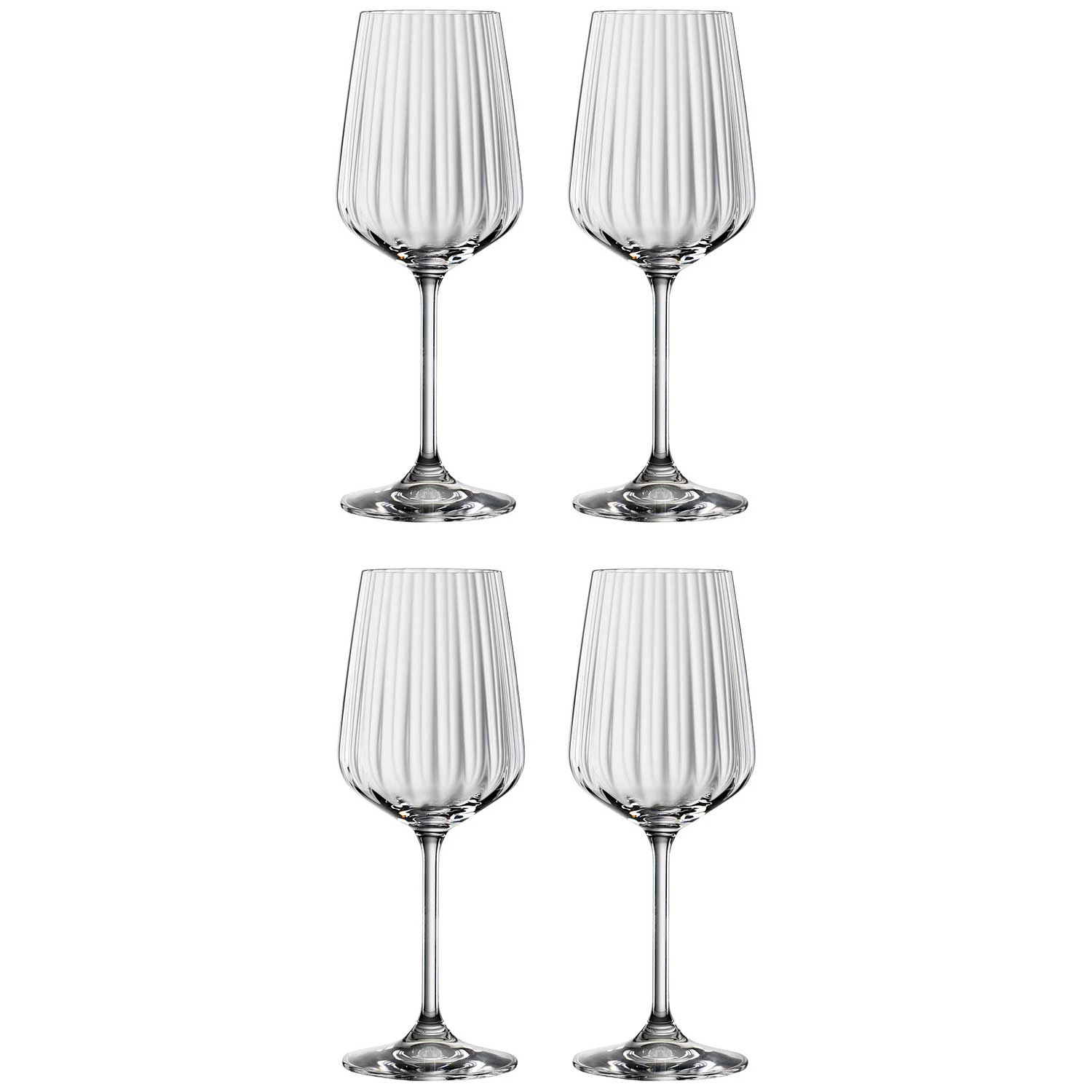Spiegelau Lifestyle White Wine Glass 44 Cl 4 Pcs -  Vinglass Krystall Klar - 4450172