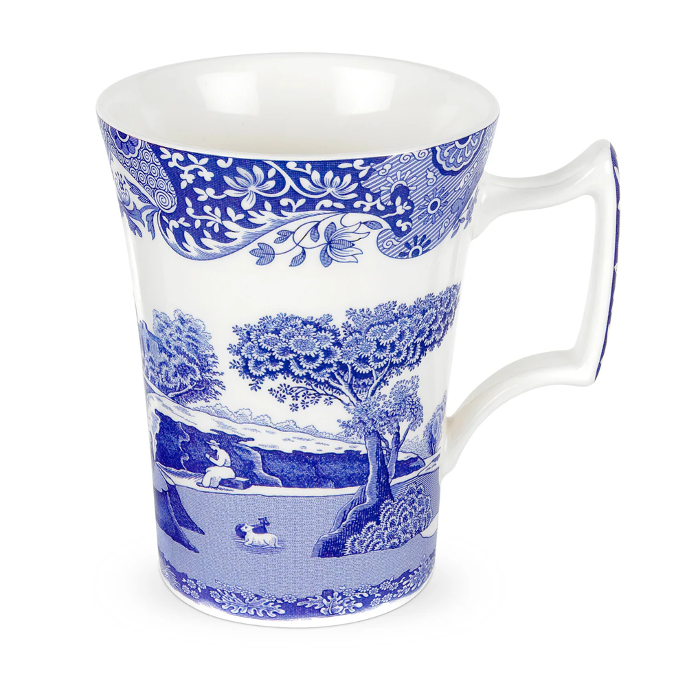 Spode Blue Italian Krus 280 Ml -  Kaffekopper Porselen Bl&aring; - BLI5123