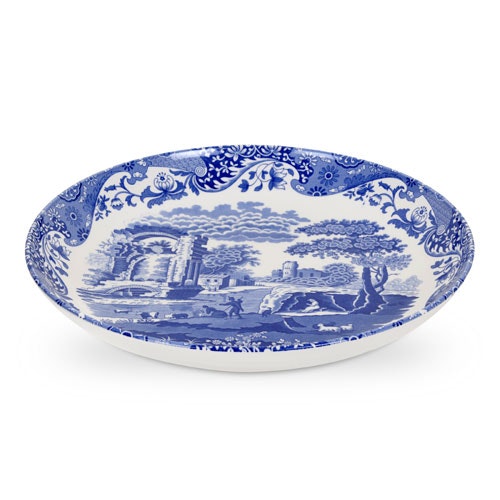 Spode Blue Italian Pastask&aring;l &Oslash;30cm -  Serveringssk&aring;ler Mix - BLI3887