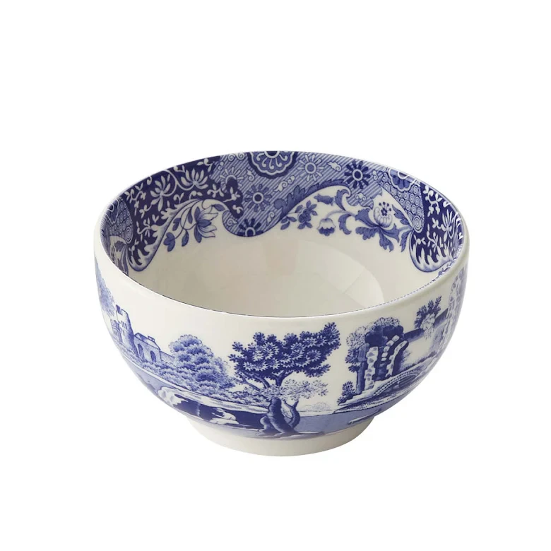 Spode Blue Italian Sk&aring;l &Oslash;11 Cm - Serveringssk&aring;ler Porselen Hvit - BLI0343
