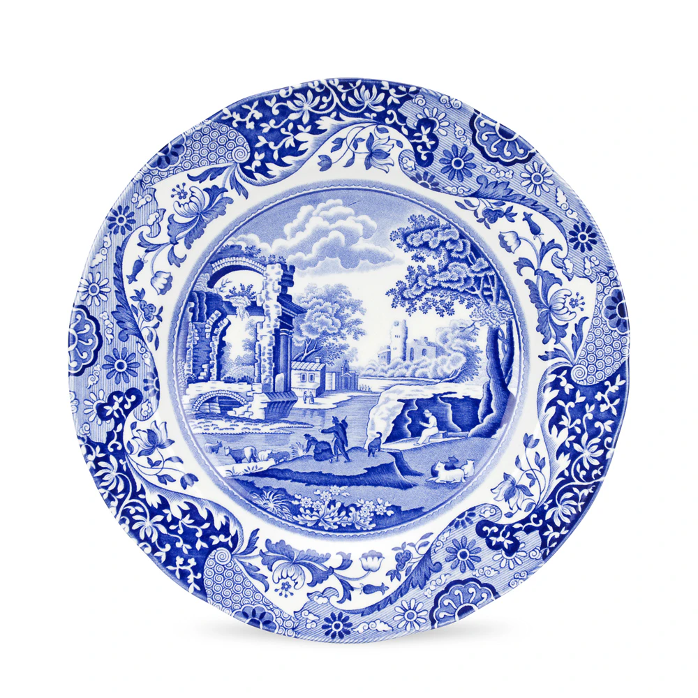 Spode Blue Italian Tallerken 27 Cm -  Tallerkener Porselen Bl&aring; - BLI0100