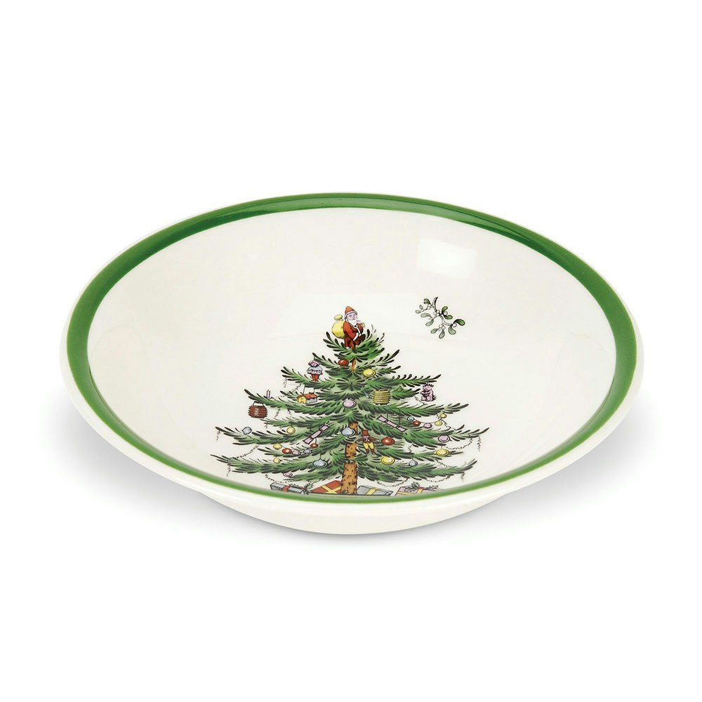 Spode Christmas Tree Dyp Tallerken 15 Cm -  Julesk&aring;ler Porselen Mix - XT0330-X