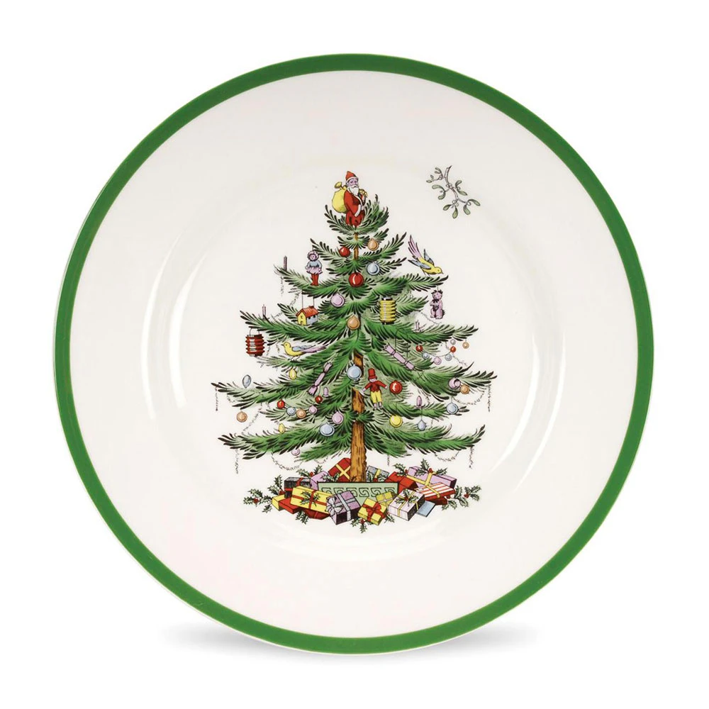 Spode Christmas Tree Tallerken 27 Cm -  Juletallerkener Porselen Mix - XT0100-X