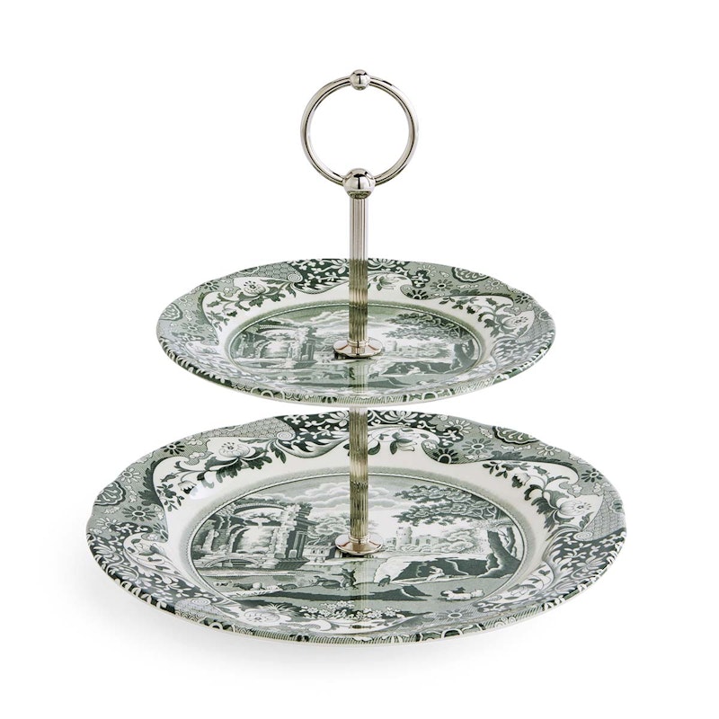 Heritage Green Italian Etasjers Kakefat, Grønn
