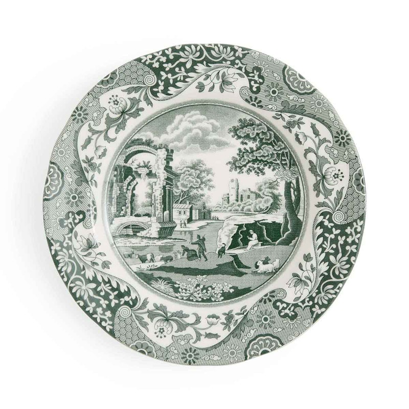Heritage Green Italian Sidetallerken 20 cm, Grønn