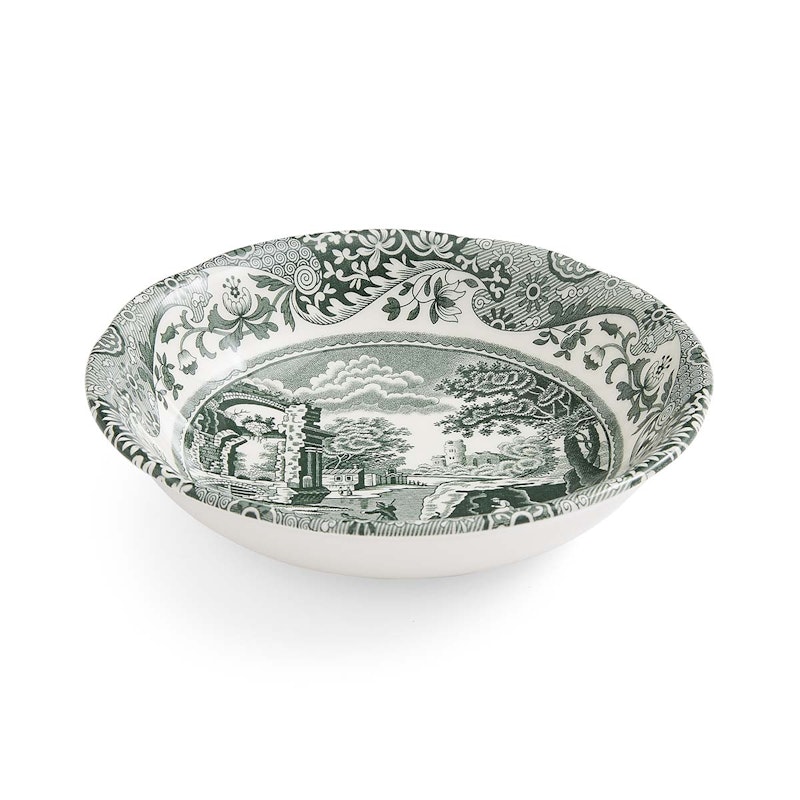 Heritage Green Italian Skål 16 cm, Grønn