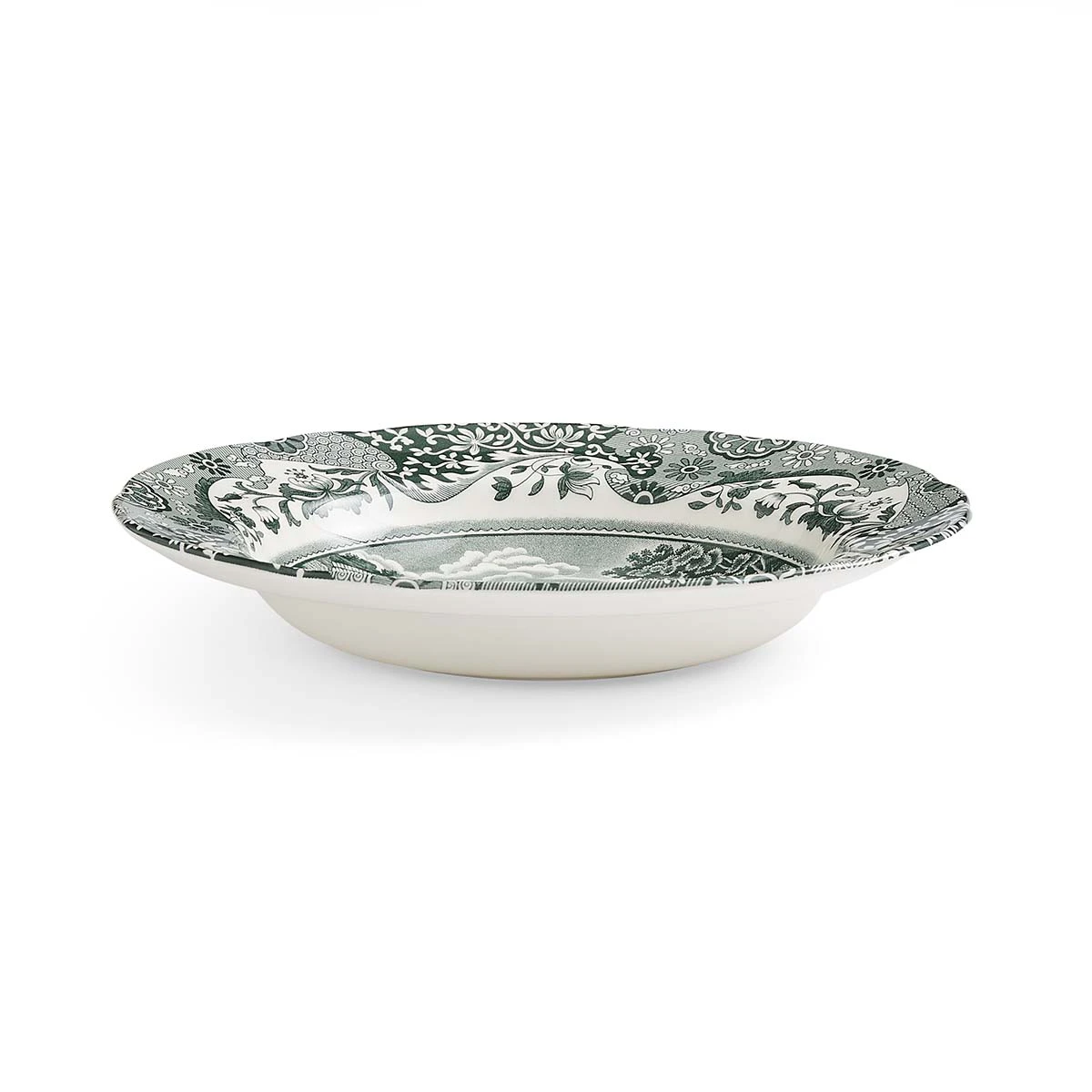 Spode Heritage Green Italian Dyp Tallerken 23 Cm Gr&oslash;nn -  Dype tallerkener Porselen Hvit - HGI0210