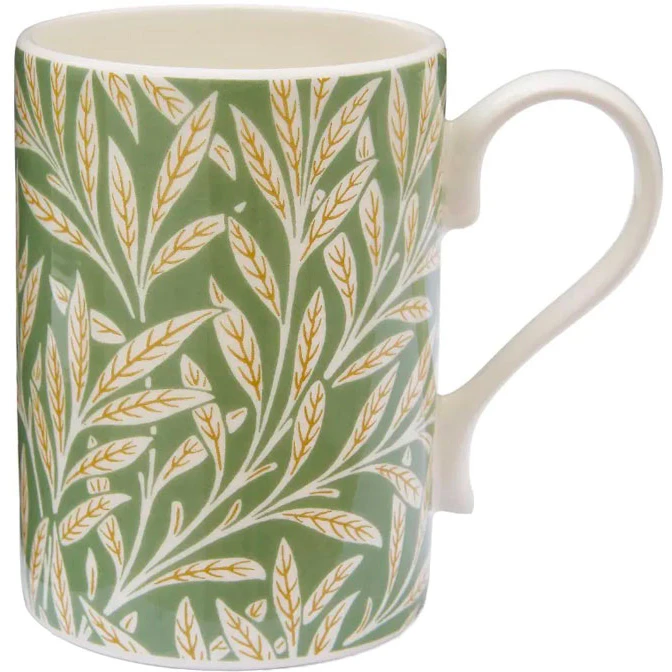 Spode Morris & Co Krus Willow - Kaffekopper Steingods Gr&oslash;nn - MCOS48506