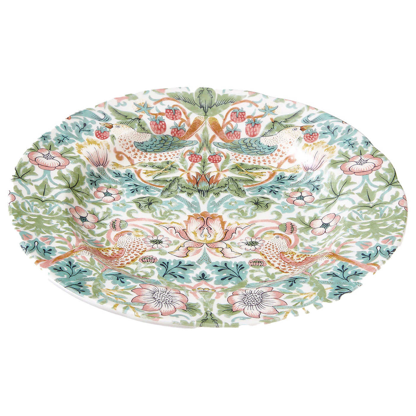 Spode Morris & Co Sidetallerken 23 Cm Strawberry Thief -  Asjetter Steingods Multi - MCOR0120