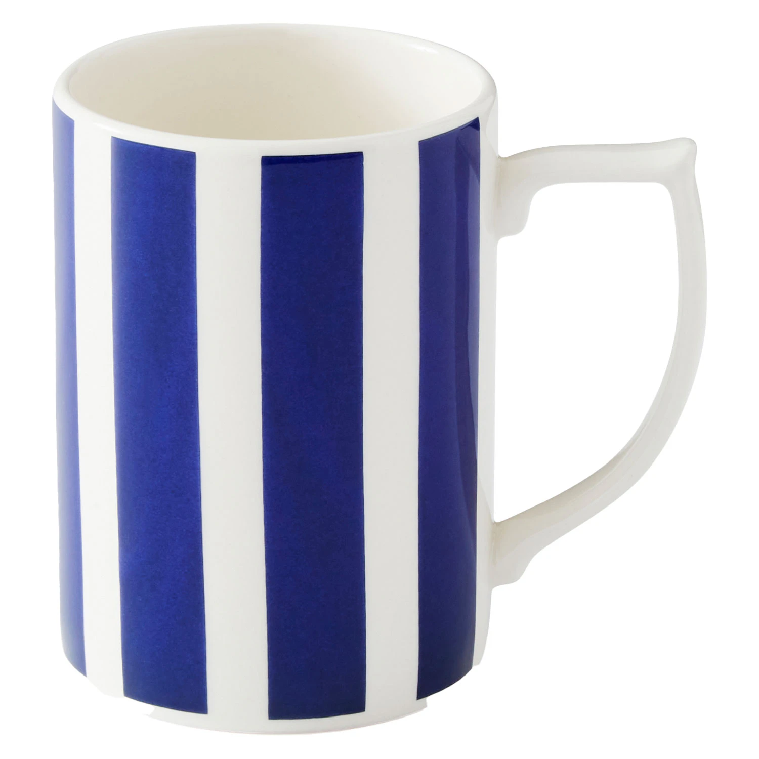 Spode Steccato Krus 34 Cl Bold Stripe -  Kaffekopper Fajanse Bl&aring; - ITSB4882