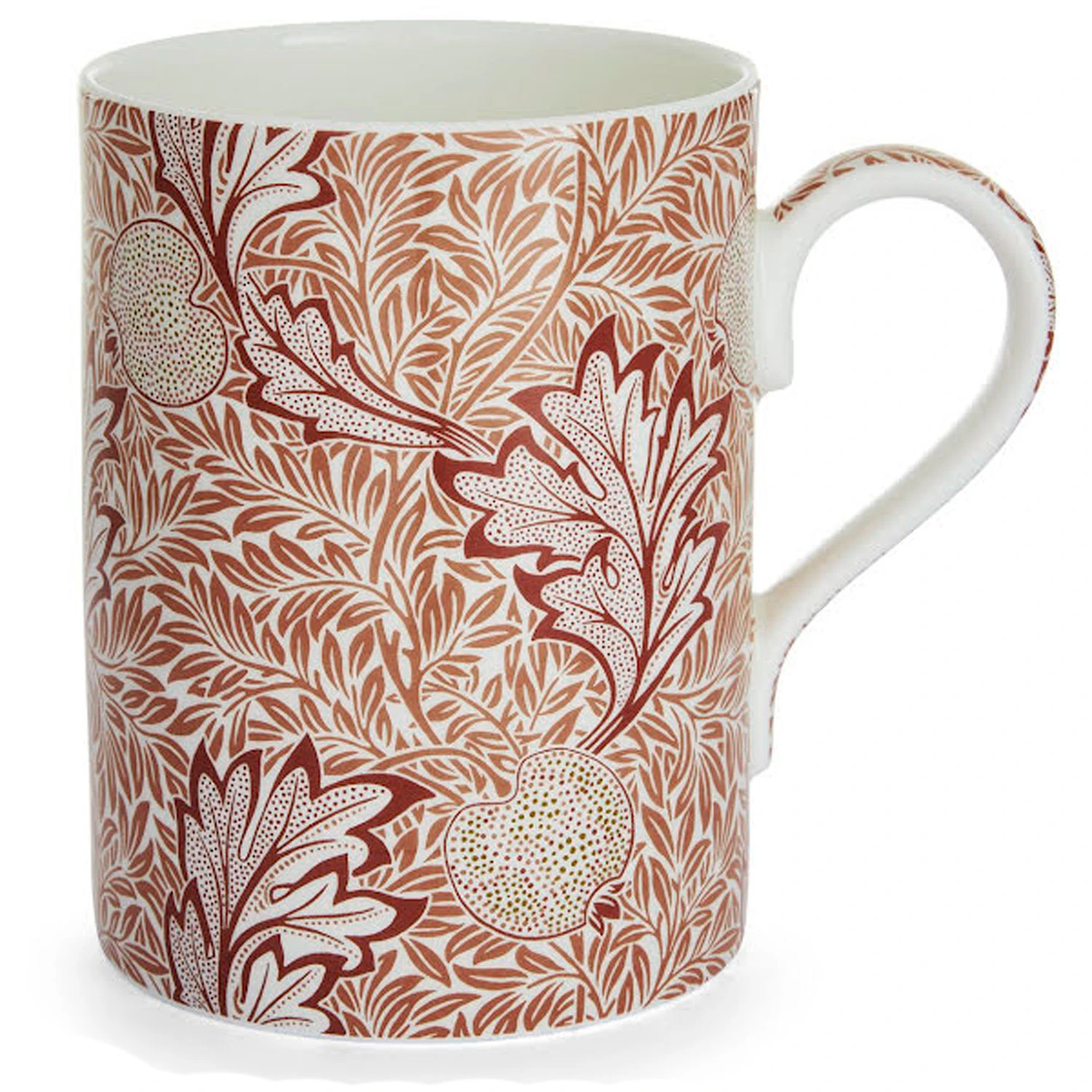Spode William Morris & Co Krus Apple/madder - Kaffekopper Benporselen R&oslash;d - MCOL5583-XS