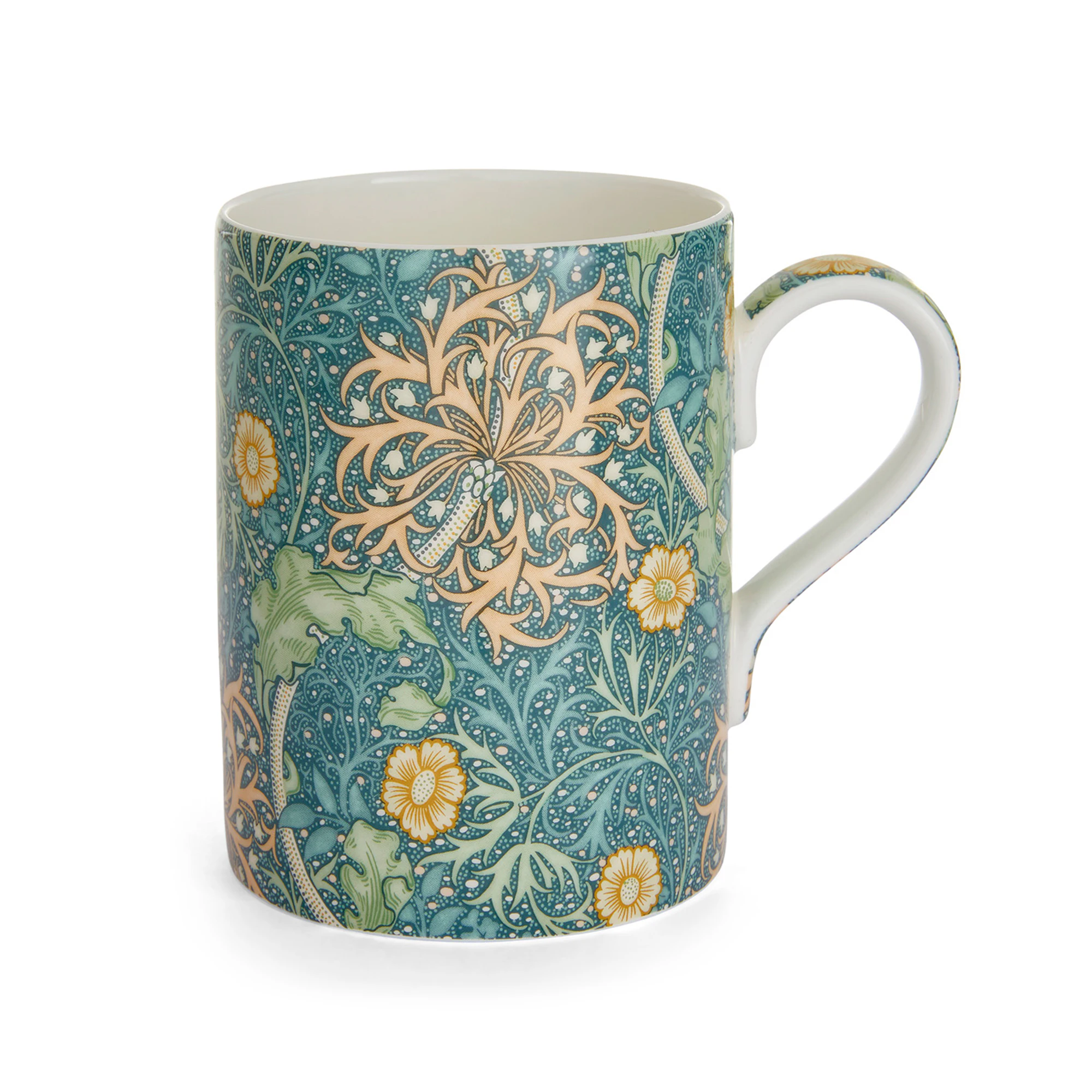 Spode William Morris & Co Krus Seaweed/seaglass - Kaffekopper Benporselen Gr&oslash;nn - MCOP5583-XS