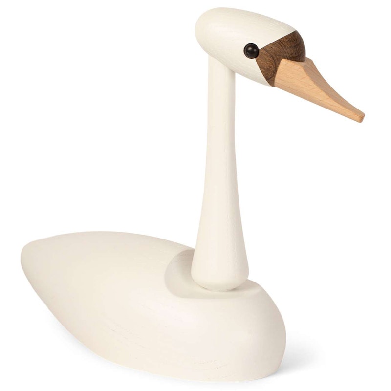 The Swan Trefigur 19 cm, Hvit