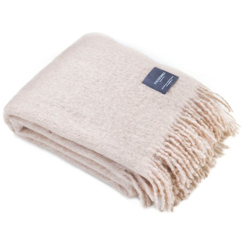 Mohair Pledd 130x170 cm, Sand