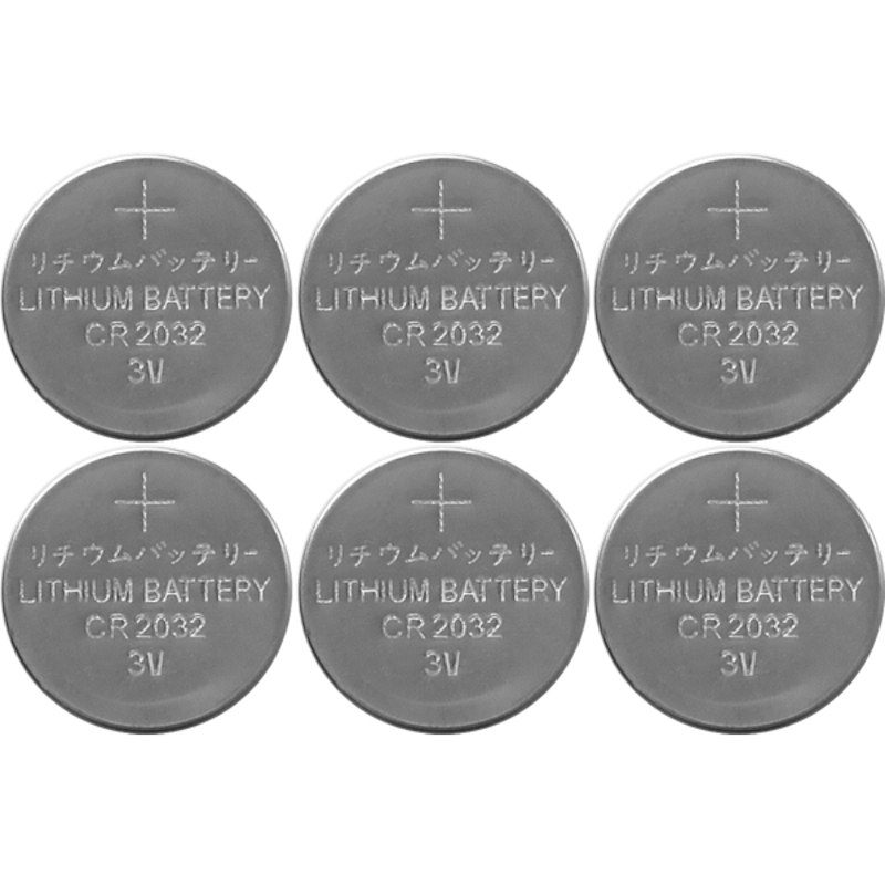 CR2032 Batterier, 6-pk