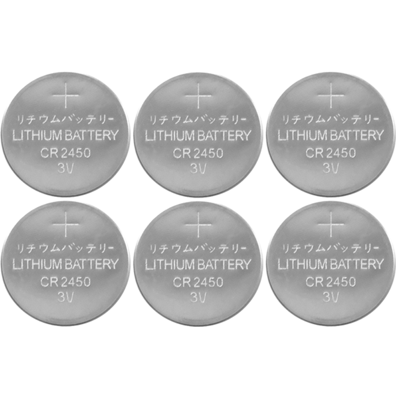CR2450 Batterier, 6-pk
