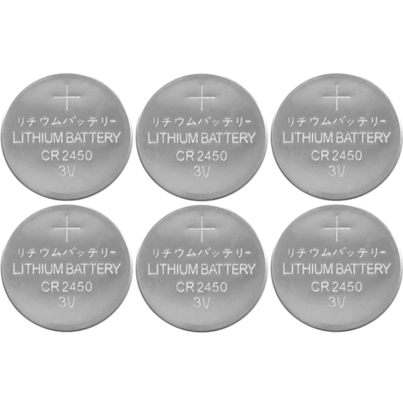 CR2450 Batterier, 6-pk