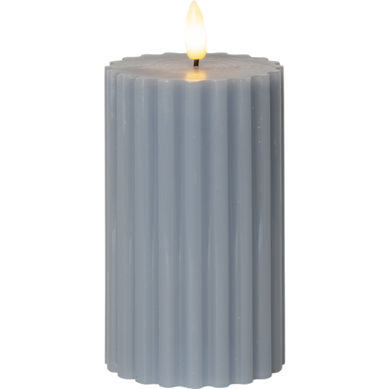 Flamme Stripe Kubbelys LED 15 cm, Blå