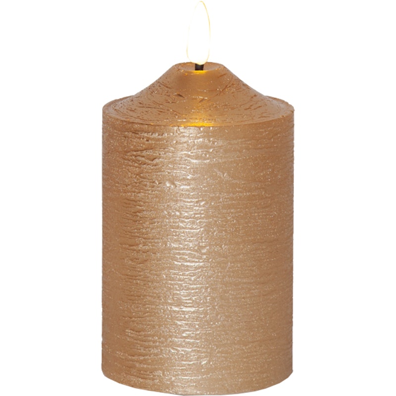 LED Flamme Kubbelys, Gull