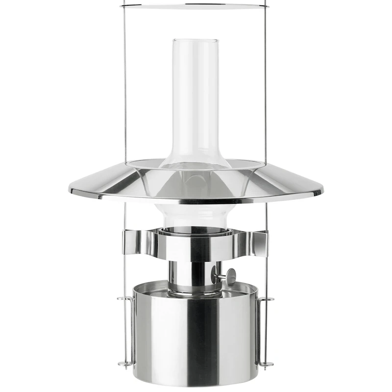 EM Bordlampe Bærbar, Rustfritt Stål