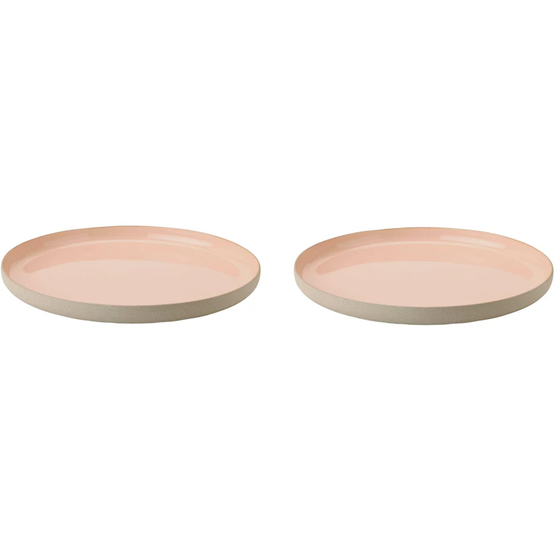 Emma Tallerken 24 cm 2-pk, Rosa
